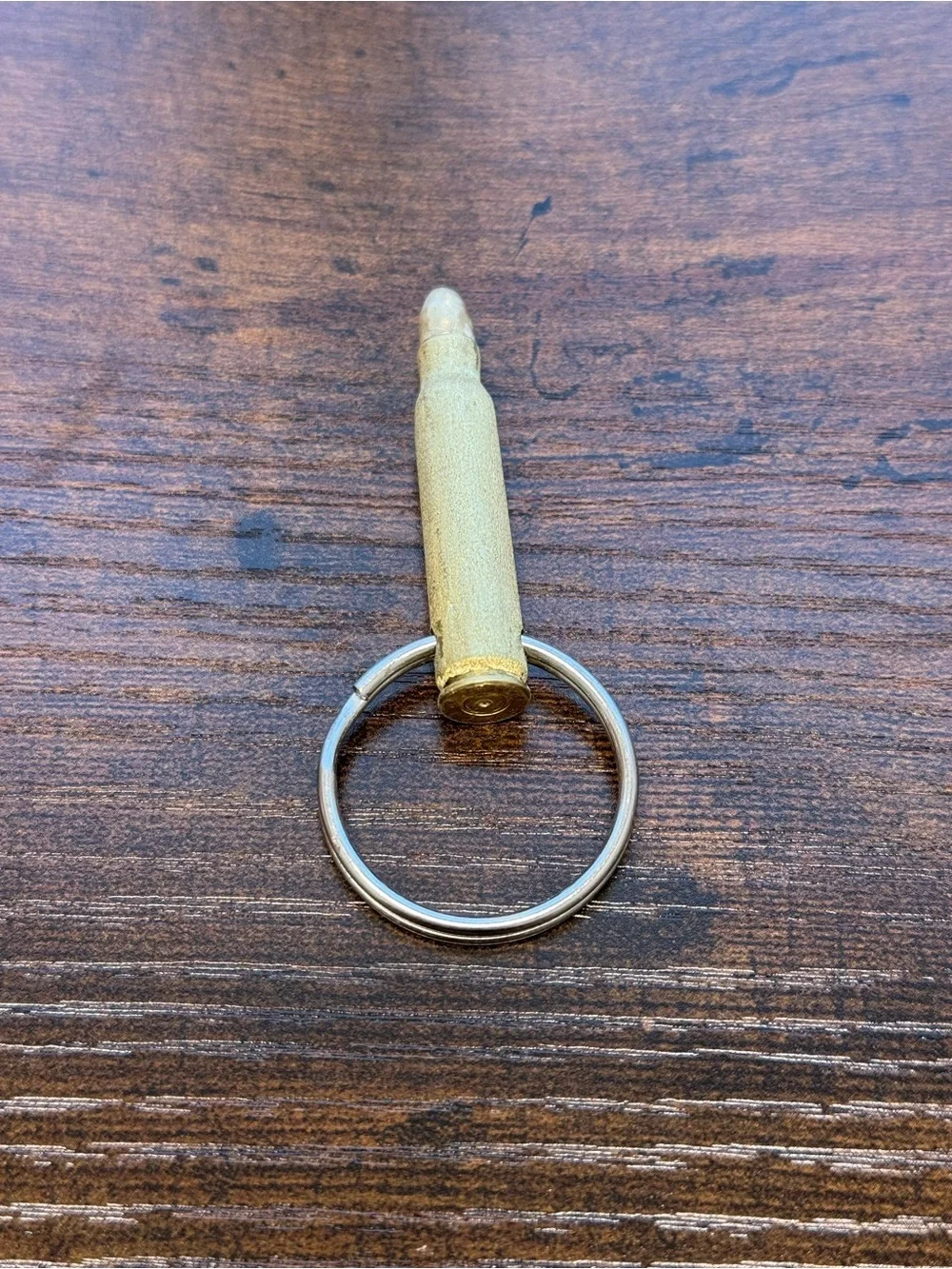 Brass Bullet Casing Keychain
